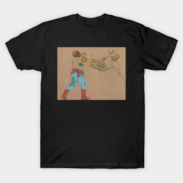 Luchador T-Shirt by Clown Barf